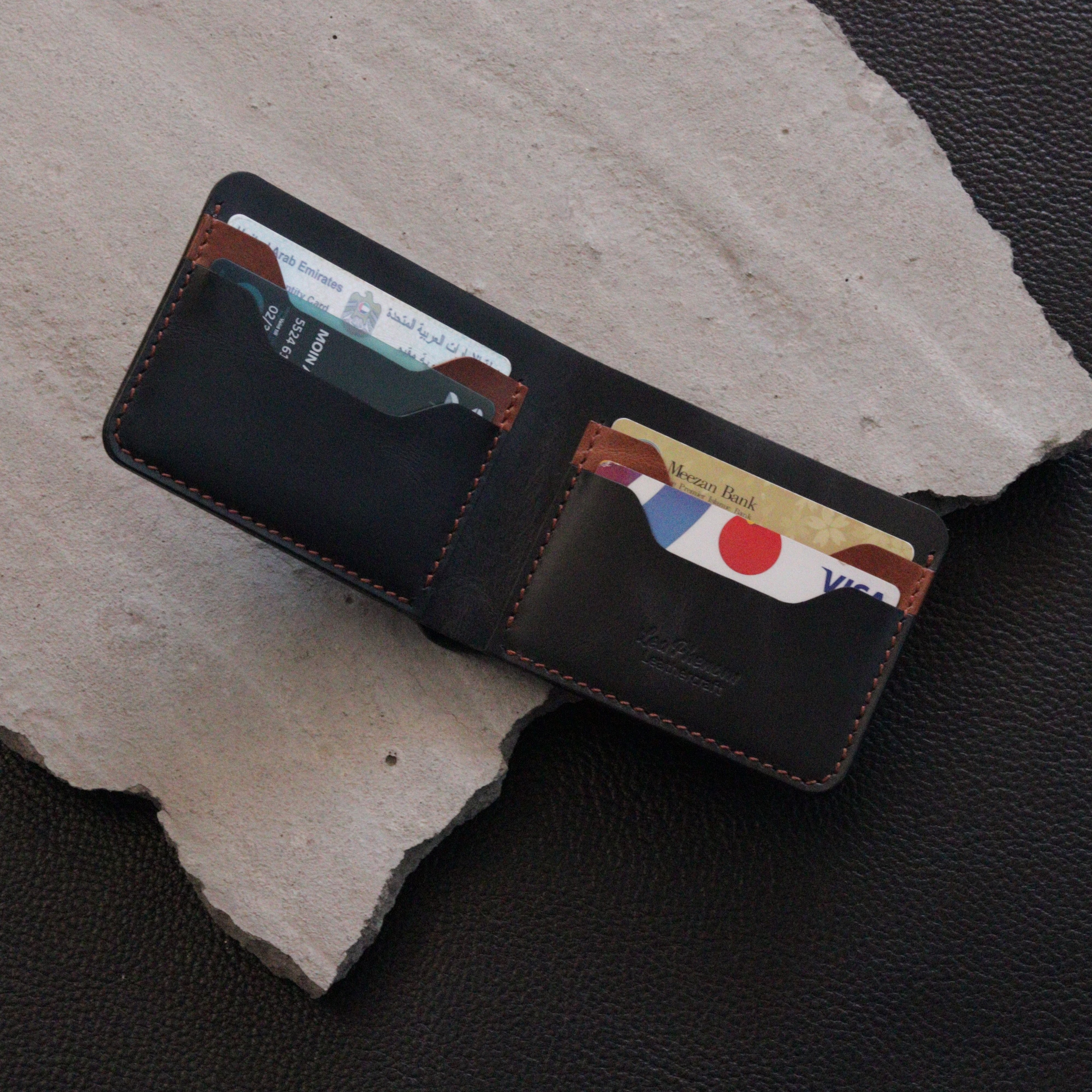 B1-BIFOLD LEATHER WALLET