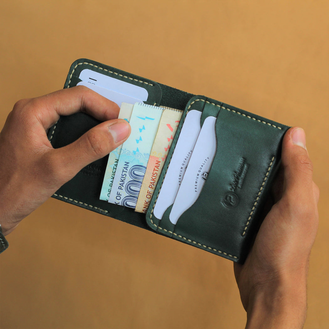 VB1-VERTICAL WALLET (GREEN)