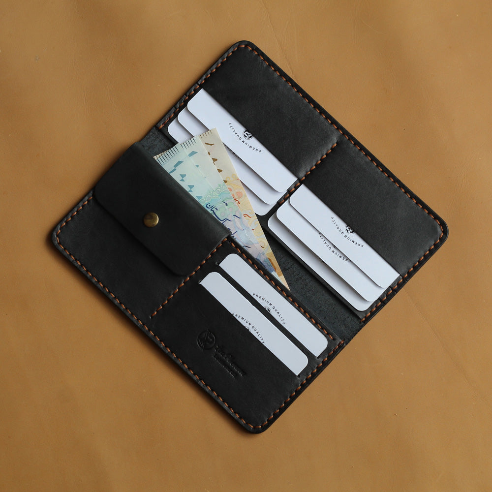 L1.5 LONG WALLET (JADE BLACK)