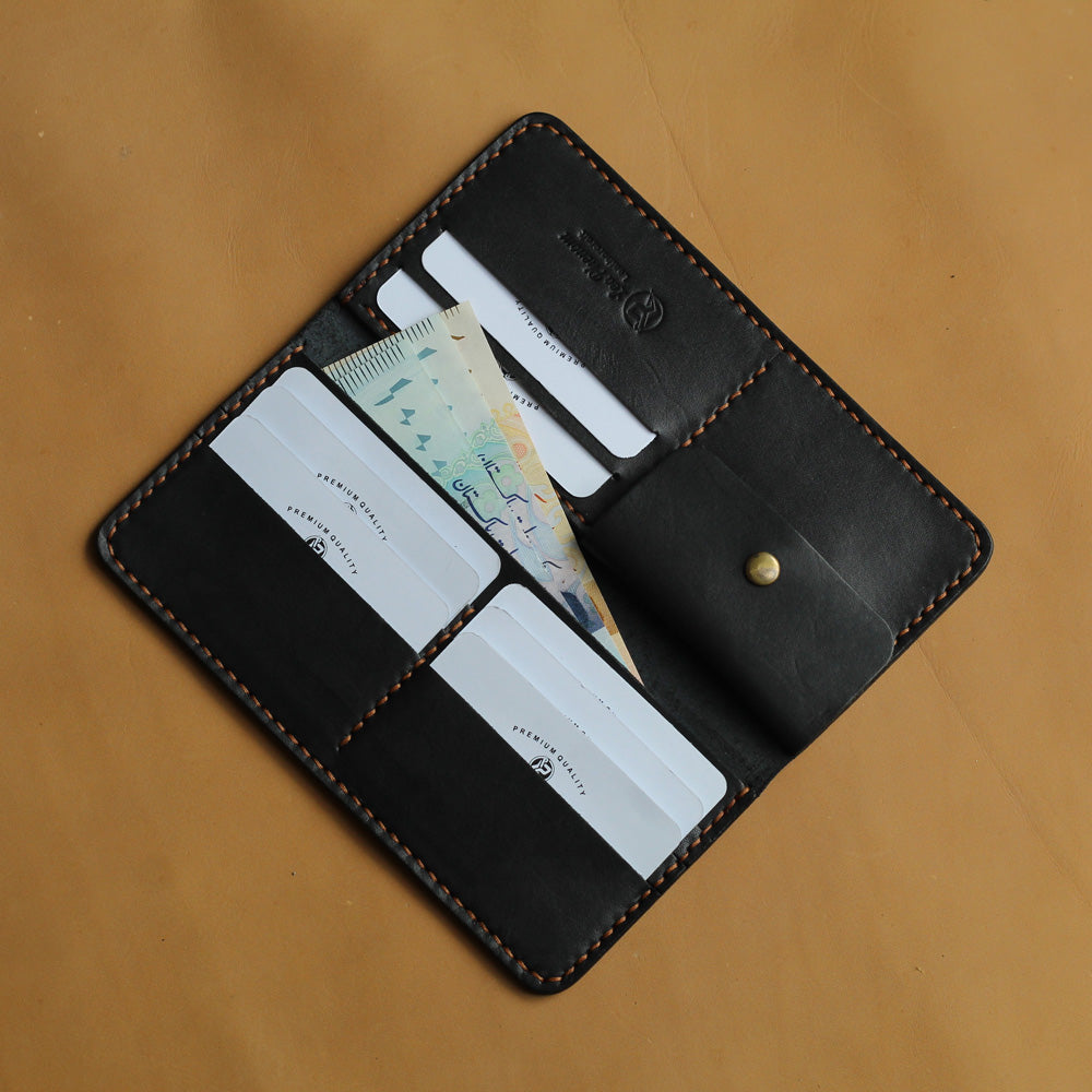 L1.5 LONG WALLET (JADE BLACK)