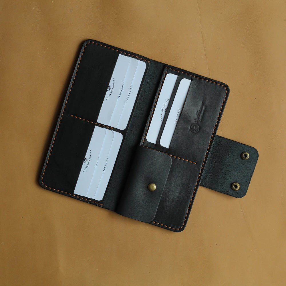 L1 LONG WALLET (JADE BLACK)