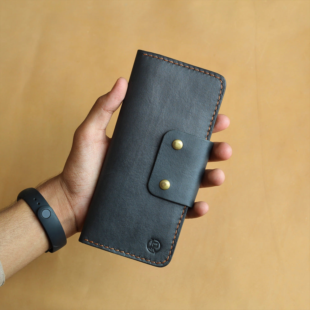 L1 LONG WALLET (JADE BLACK)