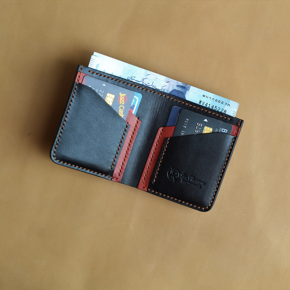 VB4-VERTICAL WALLET (BLACK)