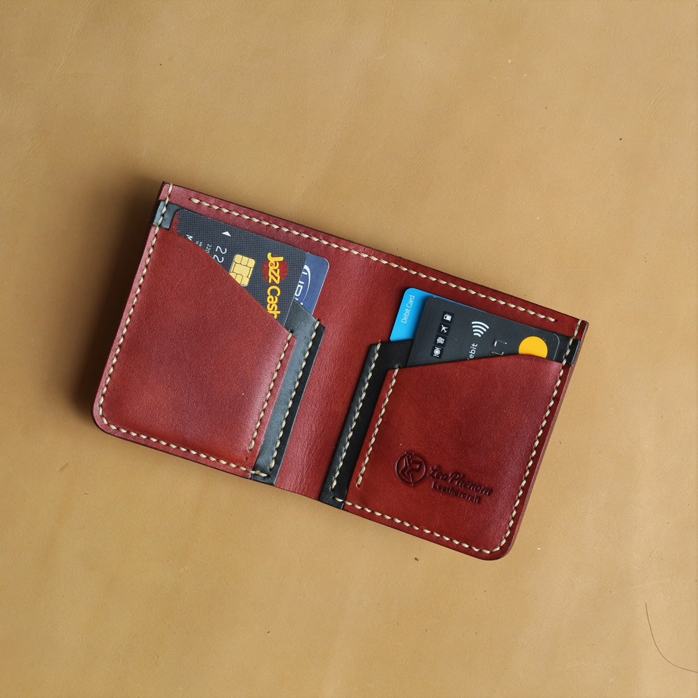 VB4-VERTICAL WALLET (MAROON)