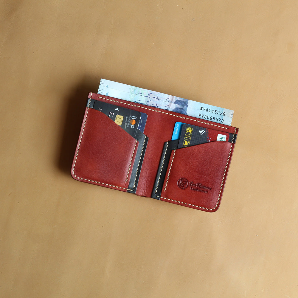 VB4-VERTICAL WALLET (MAROON)