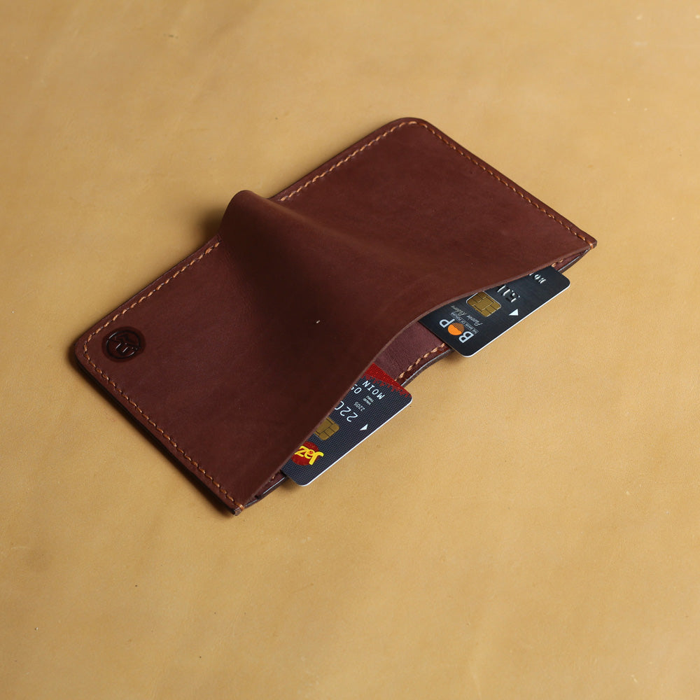 VB4-VERTICAL WALLET (BUCK BROWN)