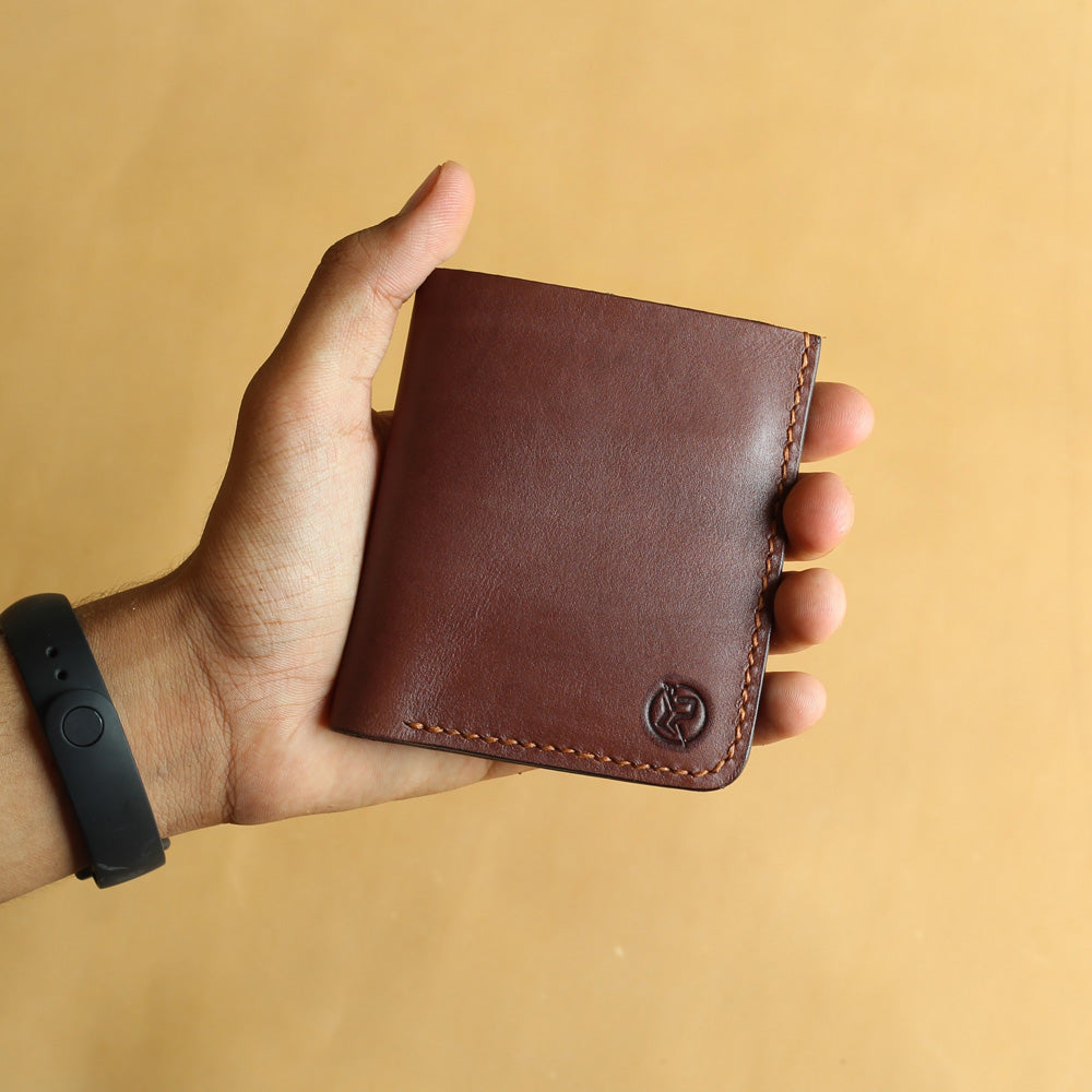 VB4-VERTICAL WALLET (BUCK BROWN)