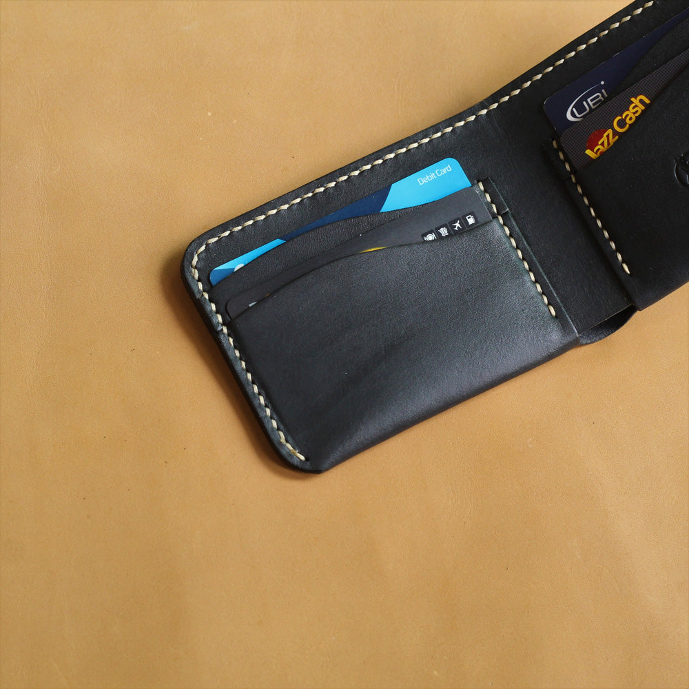 B5-BIFOLD WALLET (JADE BLACK)