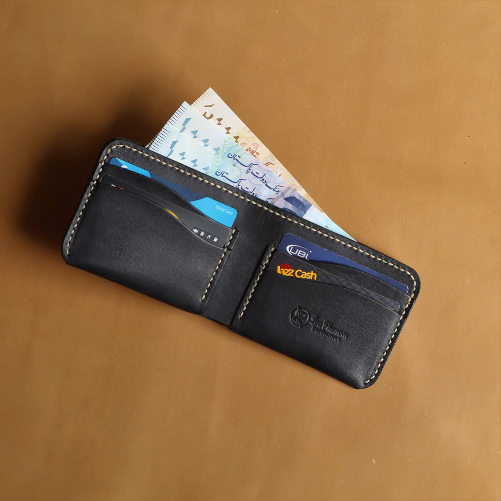 B5-BIFOLD WALLET (JADE BLACK)