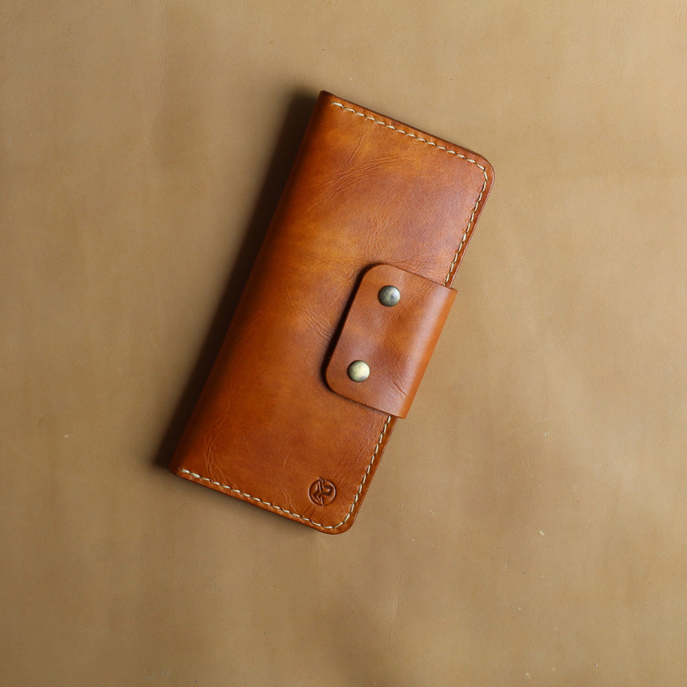 L1 LONG WALLET (DARK TAN)