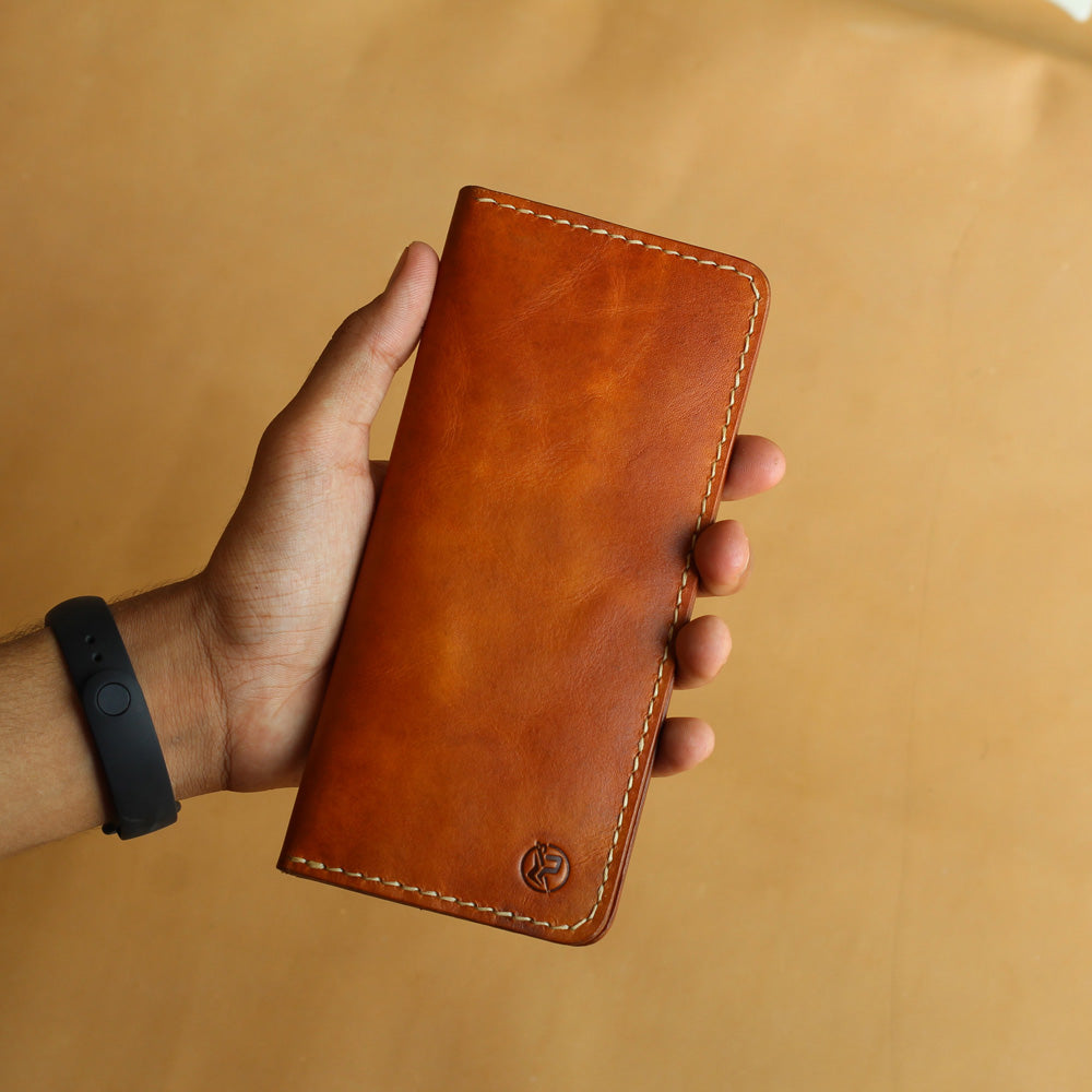 L1.5 LONG WALLET (DARK TAN)