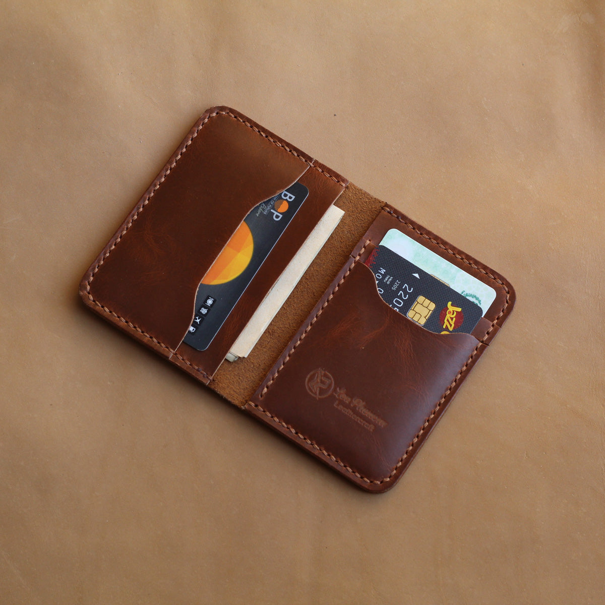 VB30-CARD WALLET (BROWN)