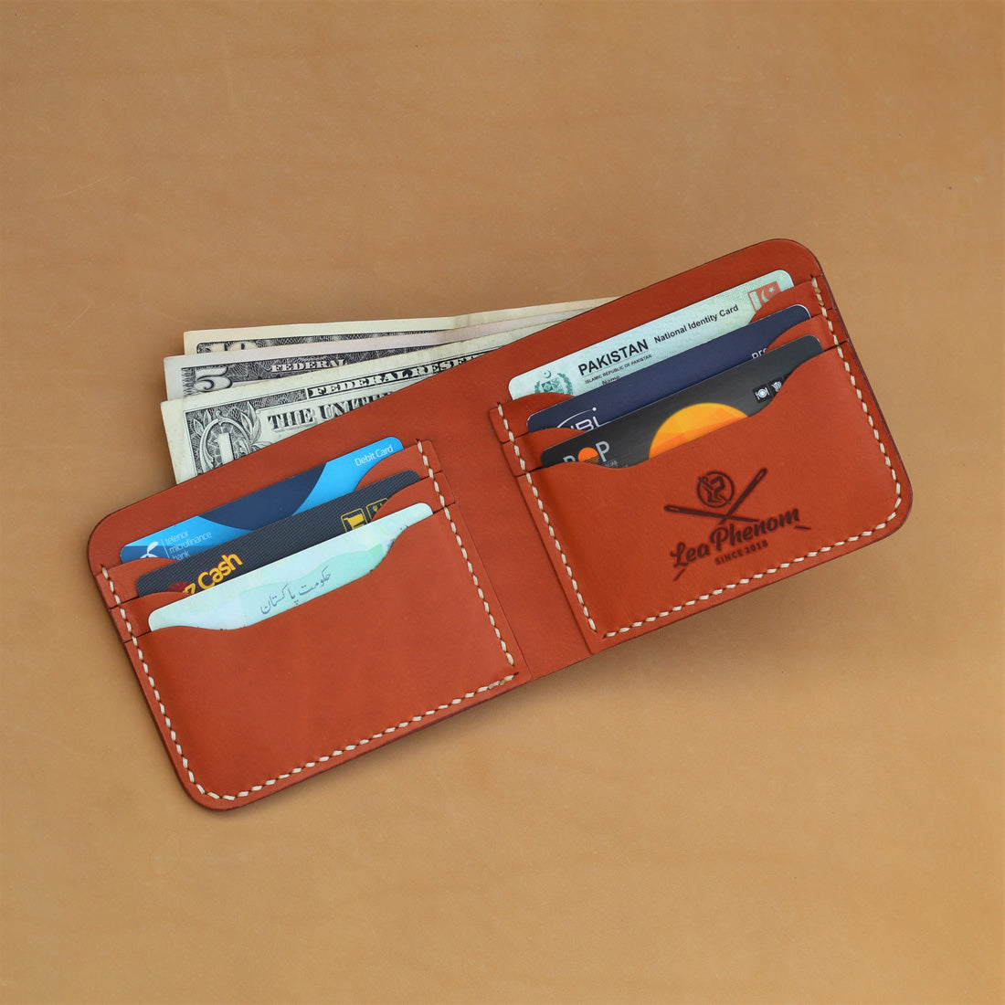 B6-BIFOLD WALLET (ORANGE)