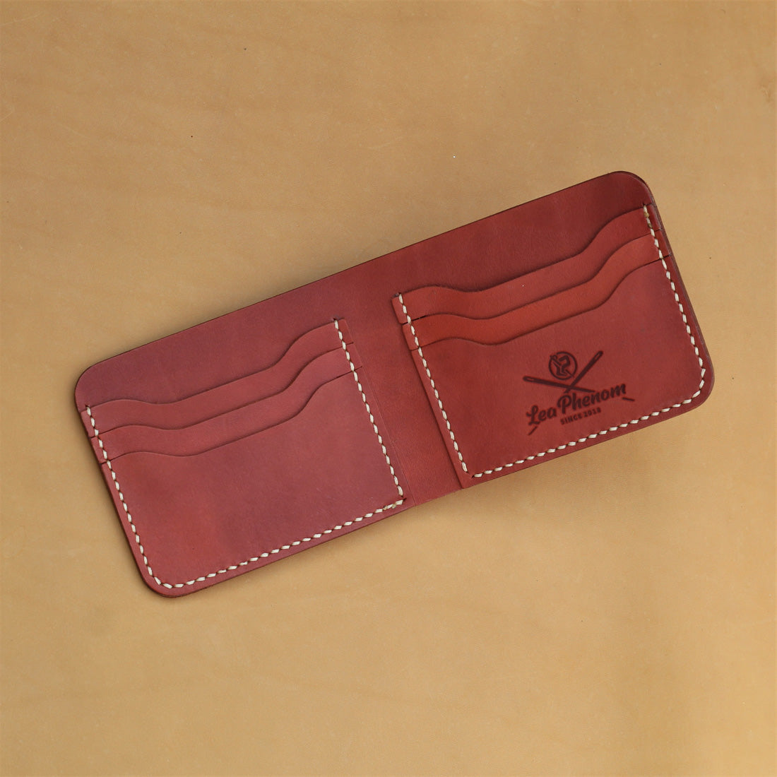 B6-BIFOLD WALLET (MAROON)