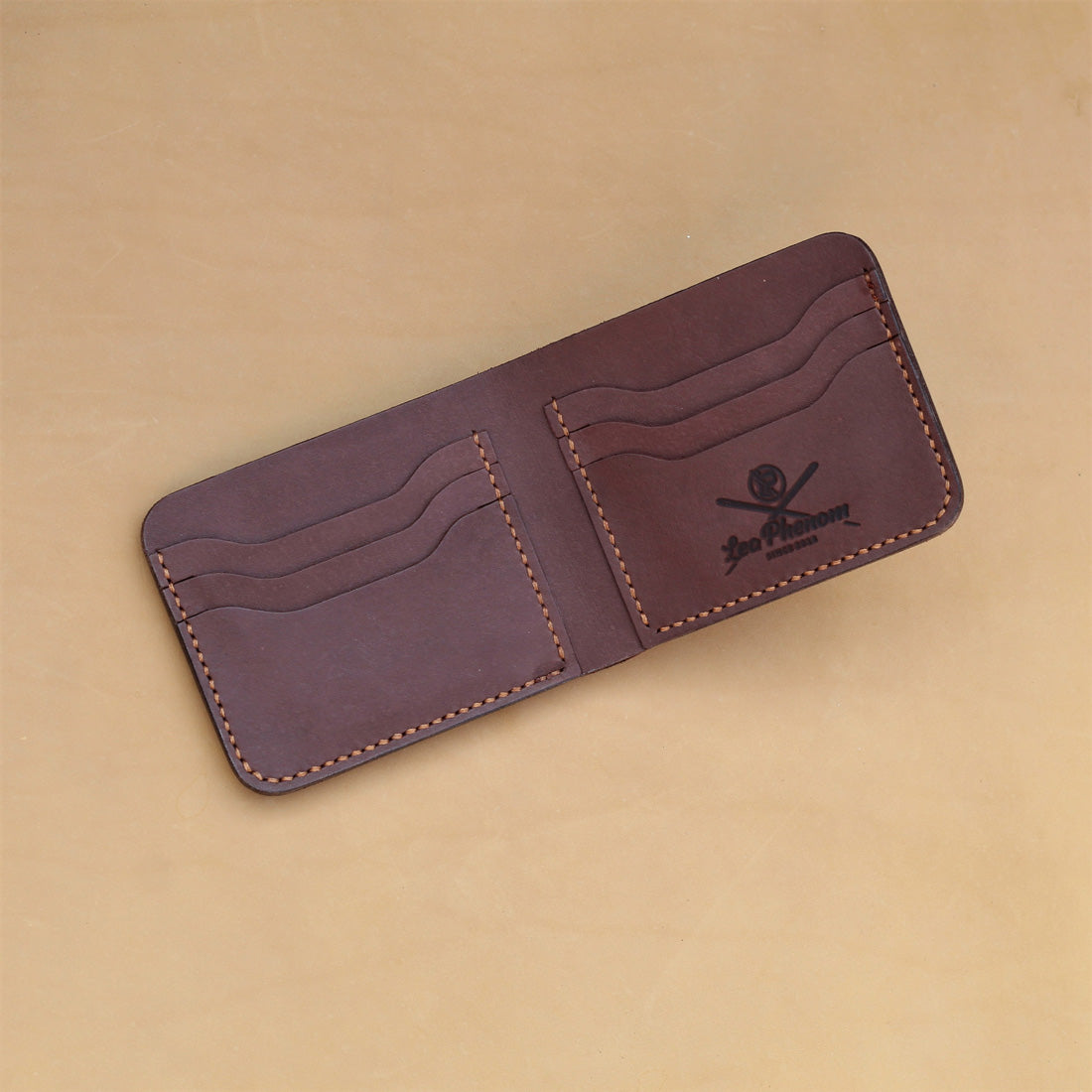 B6-BIFOLD WALLET (BUCK BROWN.)