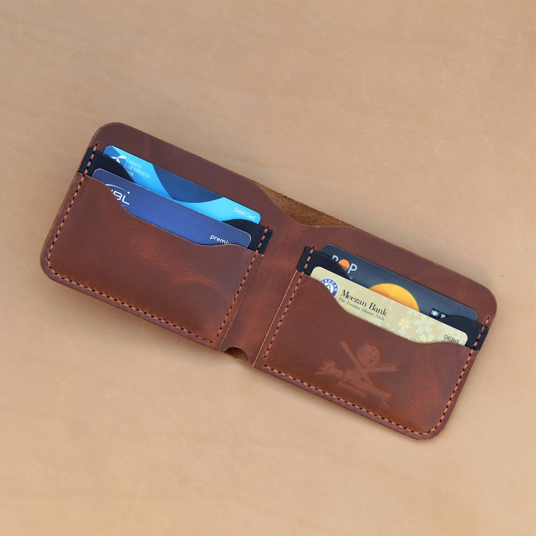 B1-BIFOLD WALLET (BROWN)